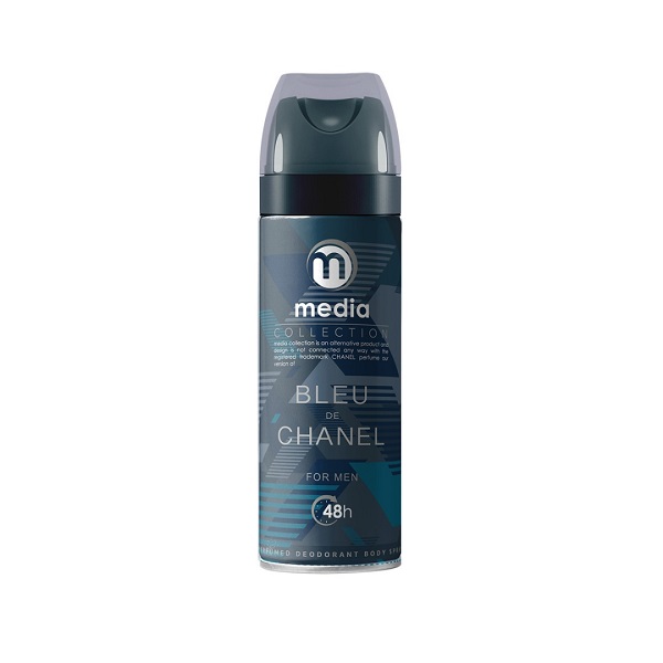 اسپری خوشبو کننده بدن مردانه مدیا مدل Bleu De Chanel